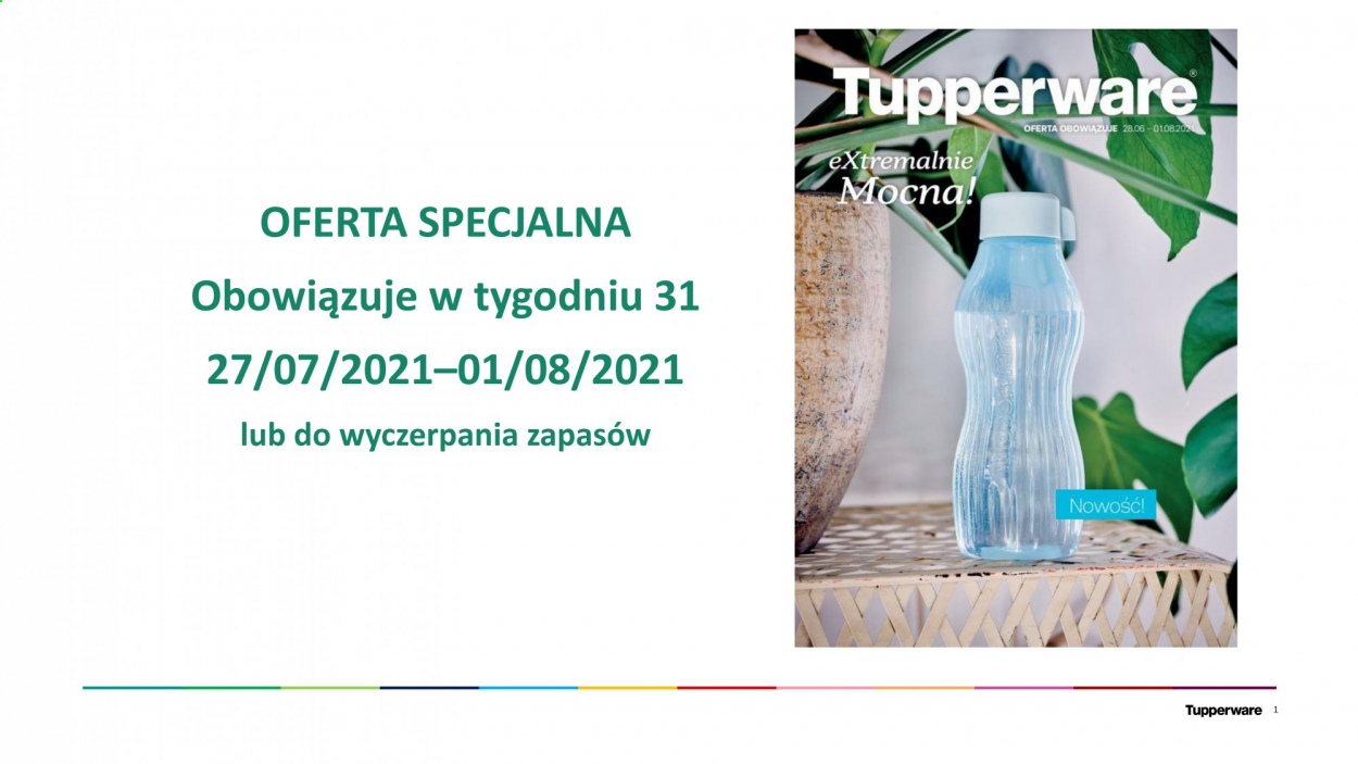 Gazetka Tupperware - 27.7.2021. - 1.8.2021..