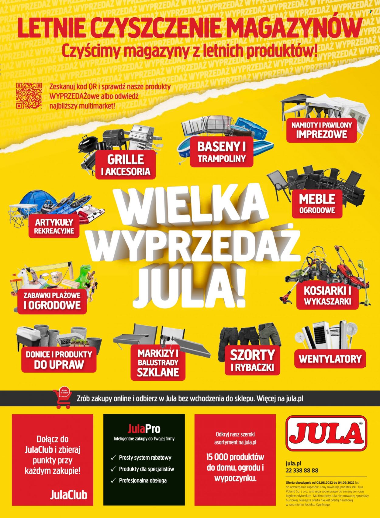 Gazetka Jula - 5.8.2022. - 4.9.2022..