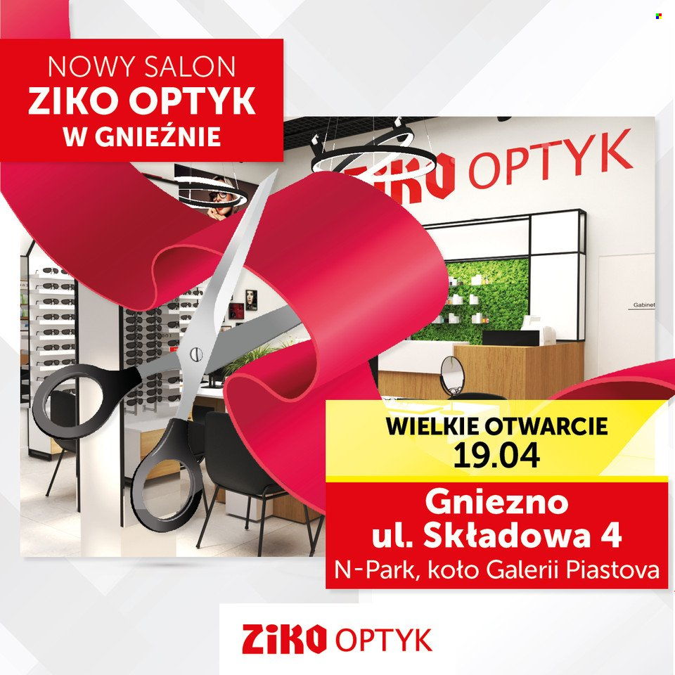 Gazetka Ziko OPTYK - 19.4.2023. - 30.6.2023.. Strona 1.