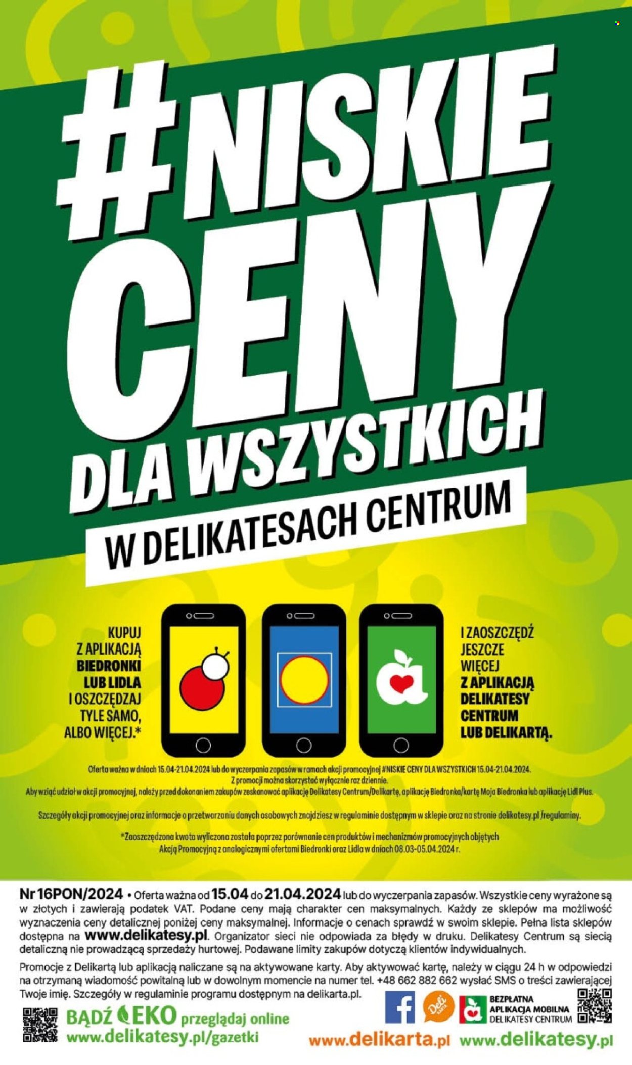 Gazetka Delikatesy Centrum - 15.4.2024. - 21.4.2024..