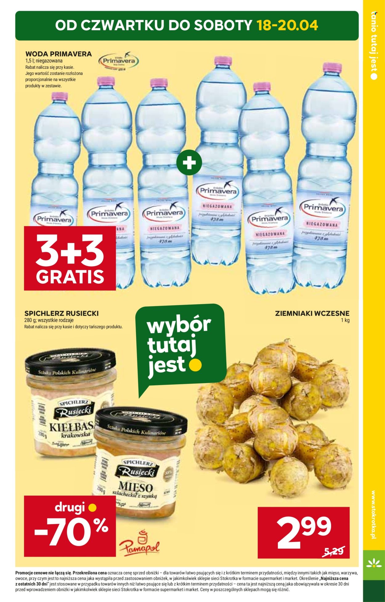 Gazetka Stokrotka Supermarket - 18.4.2024. - 24.4.2024..