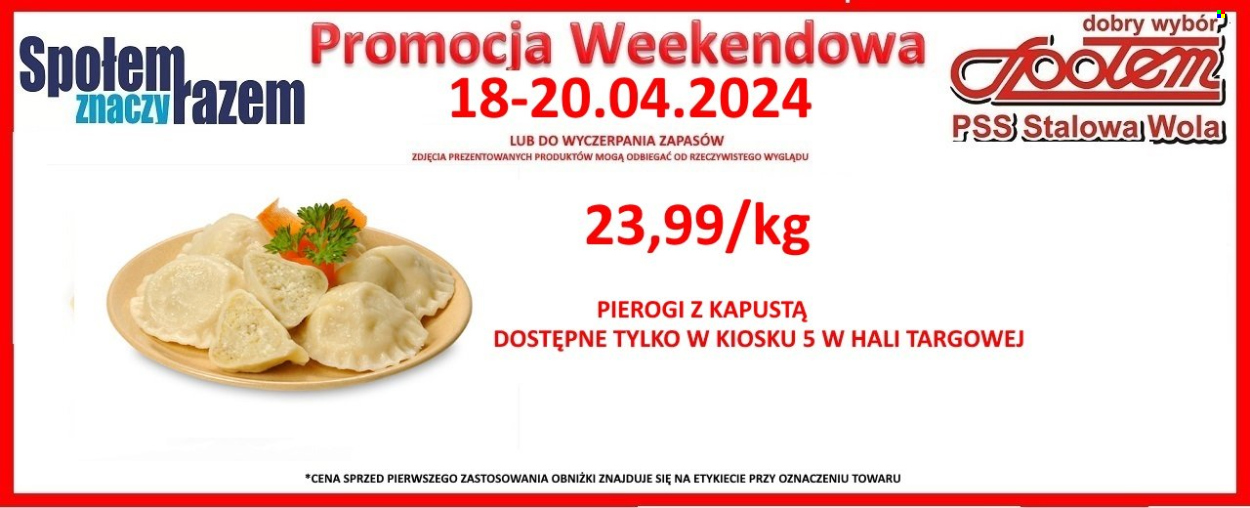 Gazetka Społem - 18.4.2024. - 20.4.2024..