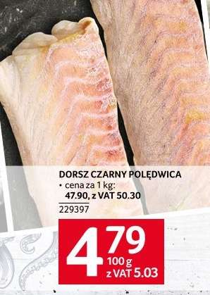 DORSZ CZARNY POLĘDWICA