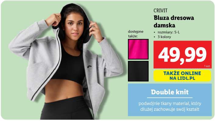 CRIVIT Bluza dresowa damska