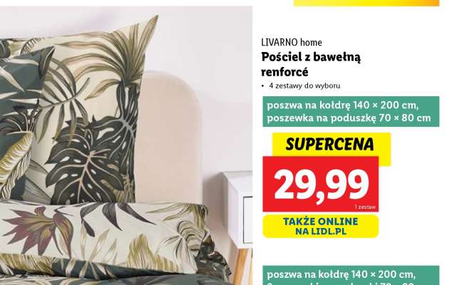 LIVARNO home Pościel z bawełną renforcé