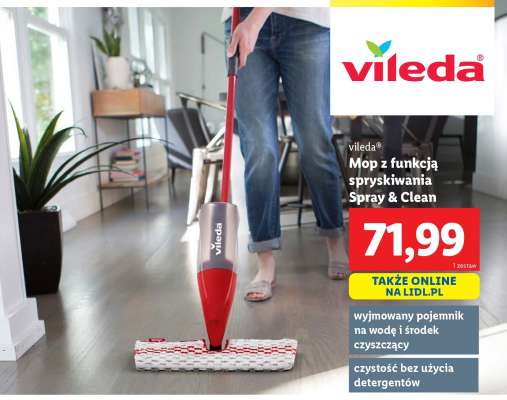 Vileda Mop z funkcją spryskiwania Spray & Clean
