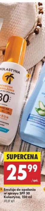 Emulsja do opalania w sprayu SPF 30 Kolastyna, 150 ml