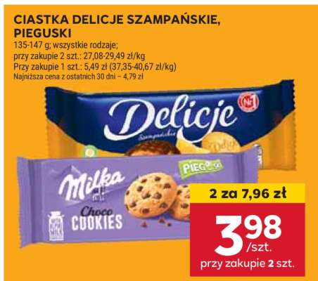 CIASTKA DELICJE SZAMPAŃSKIE, PIEGUSKI