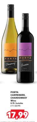 PORTA CARMENERE, CHARDONNAY
