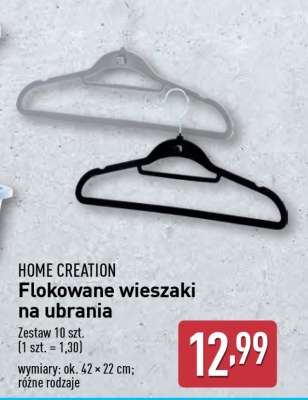 HOME CREATION Flokowane wieszaki na ubrania