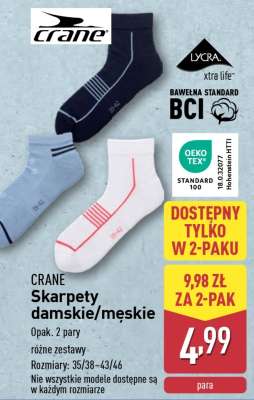 CRANE Skarpety damskie/męskie