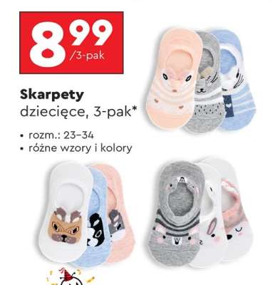 Skarpety dziecięce, 3-pak