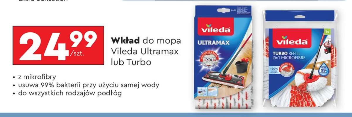 Wkład do mopa Vileda Ultramax lub Turbo