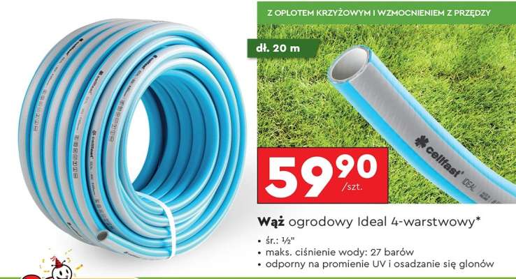Wąż ogrodowy Ideal 4-warstwowy