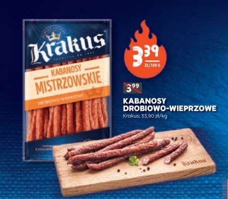 Kabanosy drobiowo- -wieprzowe