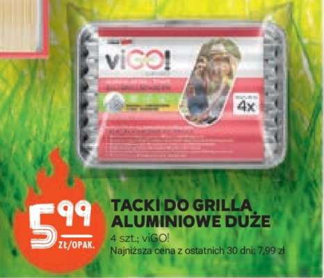 TACKI DO GRILLA, ALUMINIOWE DUŻE