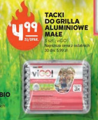 Tacki do grilla aluminiowe małe
