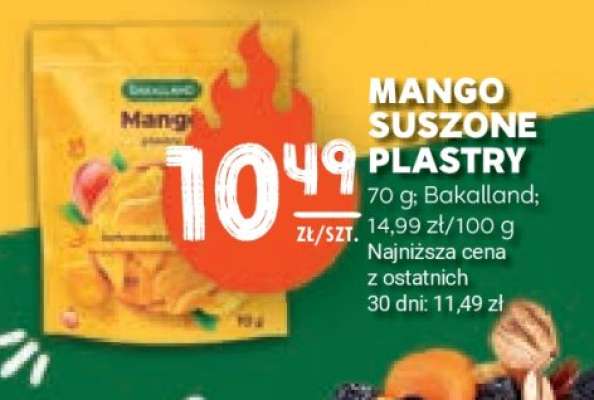 Mango Suszone Plastry