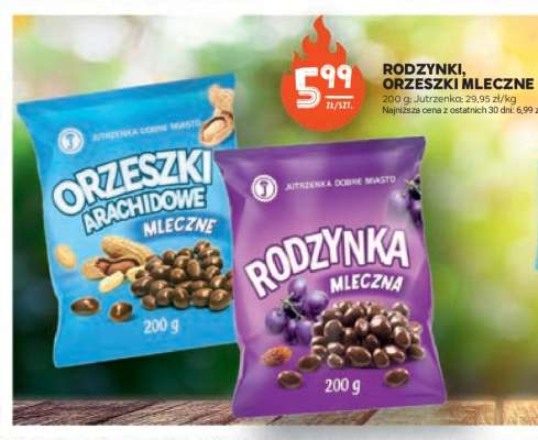 Rodzynki, Orzeszki Mleczne
