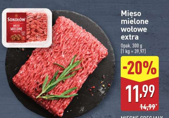 Mięso mielone wołowe extra