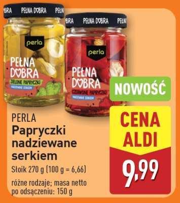 PERLA Papryczki nadziewane serkiem
