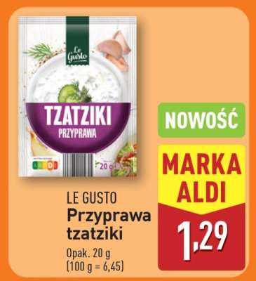 LE GUSTO Przyprawa tzatziki