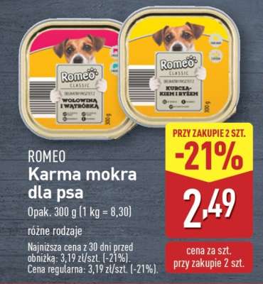 ROMEO Karma mokra dla psa