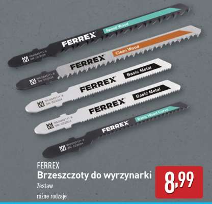 FERREX Brzeszczoty do wyrzynarki