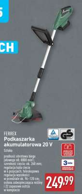 FERREX Podkaszarka akumulatorowa 20 V