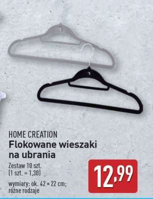 Flokowane wieszaki na ubrania