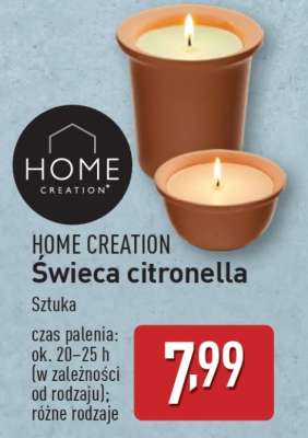 HOME CREATION Świeca citronella