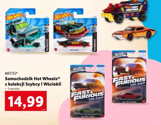 Samochodzik Hot Wheels z kolekcji Szybcy i wściekli