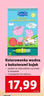 Kolorowanka wodna z bohaterami bajek