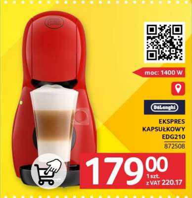 DeLonghi EKSPRES KAPSUŁKOWY EDG210