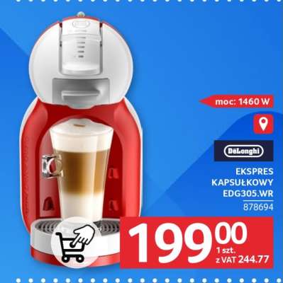 DeLonghi EKSPRES KAPSULKOWY EDG305.WR