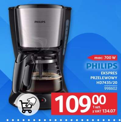 PHILIPS EKSPRES PRZELEWOWY HD7435/20