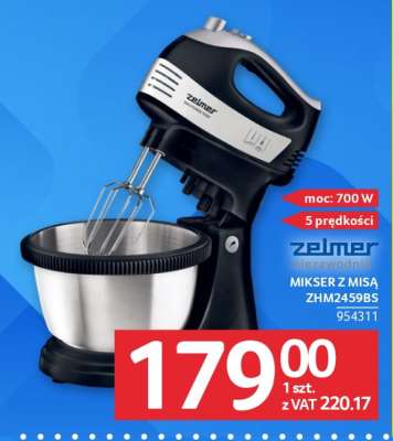 Mikser z misą Zelmer ZHM2459BS