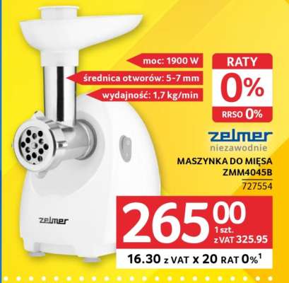 Zelmer Maszynka do mięsa ZMM4045B