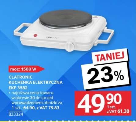 CLATRONIC Kuchenka elektryczna EKP 3582