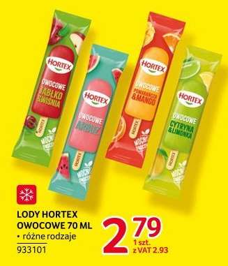 Lody Hortex Owocowe 70 ml