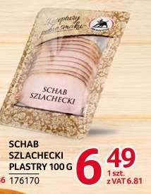 SCHAB SZLACHECKI PLASTRY 100 G