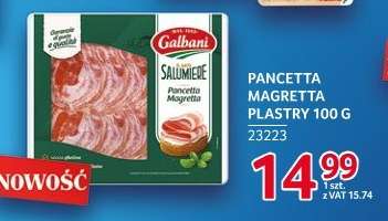 Pancetta Magretta Plastry 100 g
