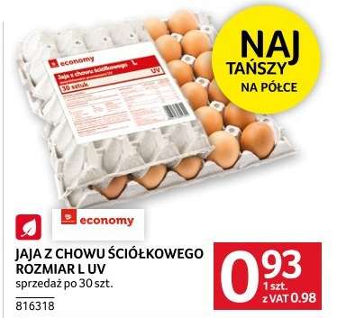 Jaja z chowu ściółkowego rozmiar L UV