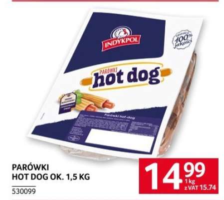 PARÓWKI HOT DOG OK. 1,5 KG
