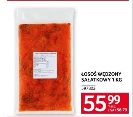 Łosoś wędzony sałatkowy 1 kg