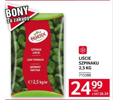LIŚCIE SZPINAKU 2,5 KG