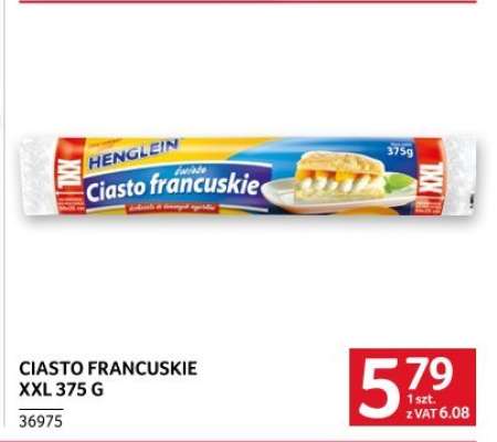 Ciasto francuskie XXL, 375 g