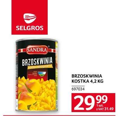 BRZOSKWINIA KOSTKA 4,2 KG