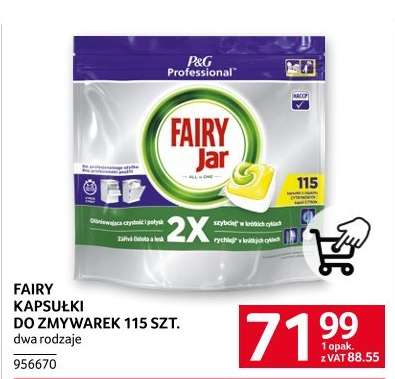 FAIRY KAPSUŁKI DO ZMYWAREK 115 SZT.