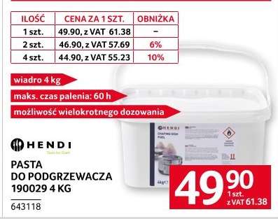 PASTA DO PODGRZEWACZA 190029 4 KG